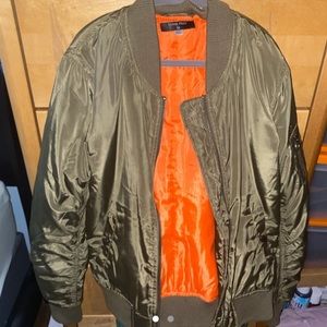 Green Bomber Jacket
